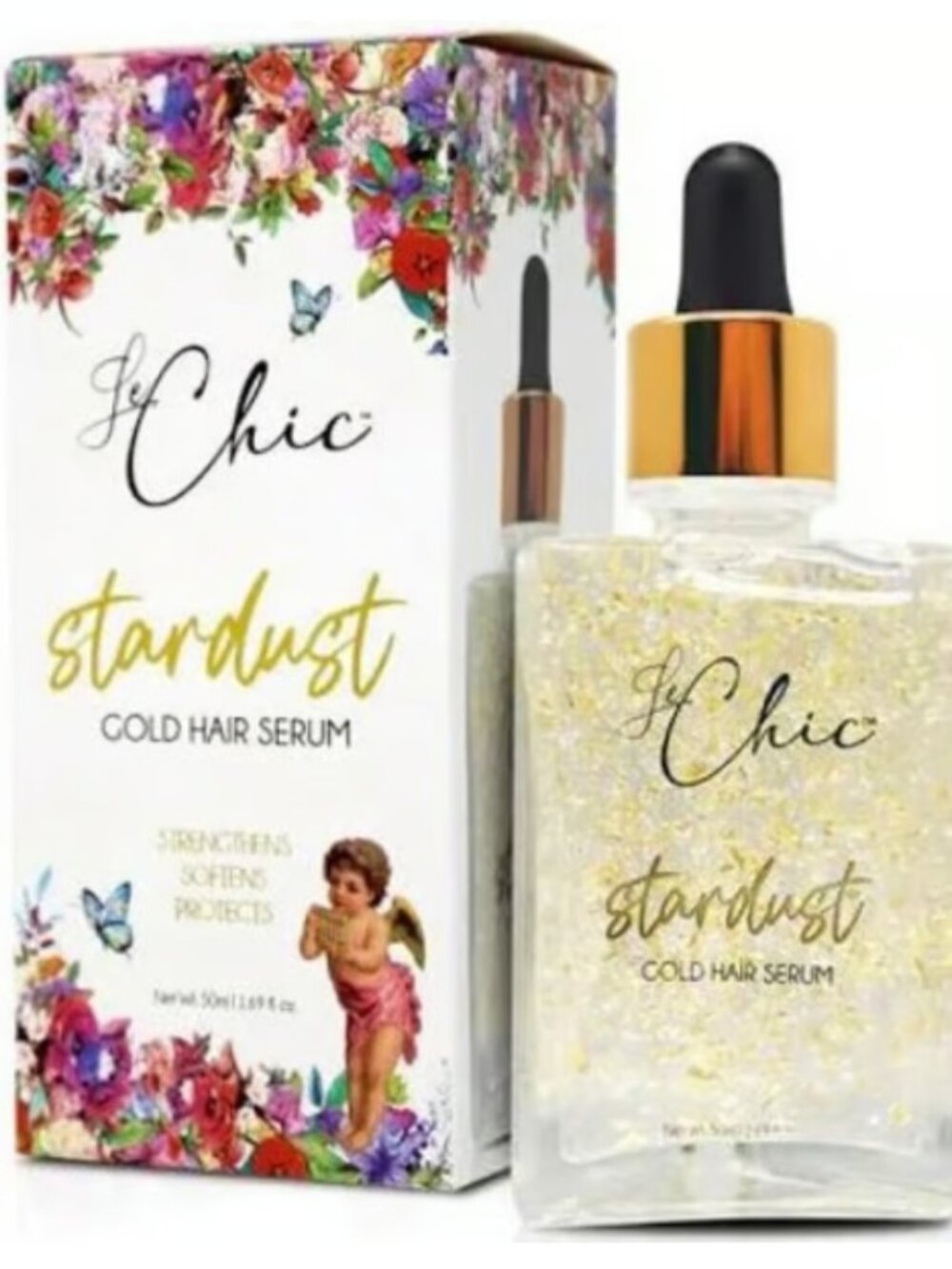 MSRP $300 | Le Chic Stardust Gold Hair Serum – 50 mL – NIB